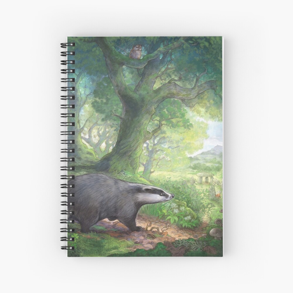 Item preview, Spiral Notebook designed and sold by mydododied.