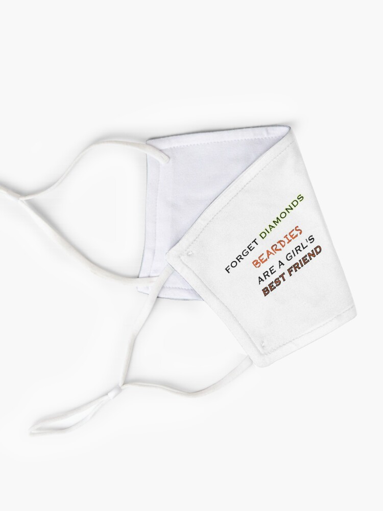 Alternate view of Forget Diamonds - Beardies Are A Girls Best Friend Mask