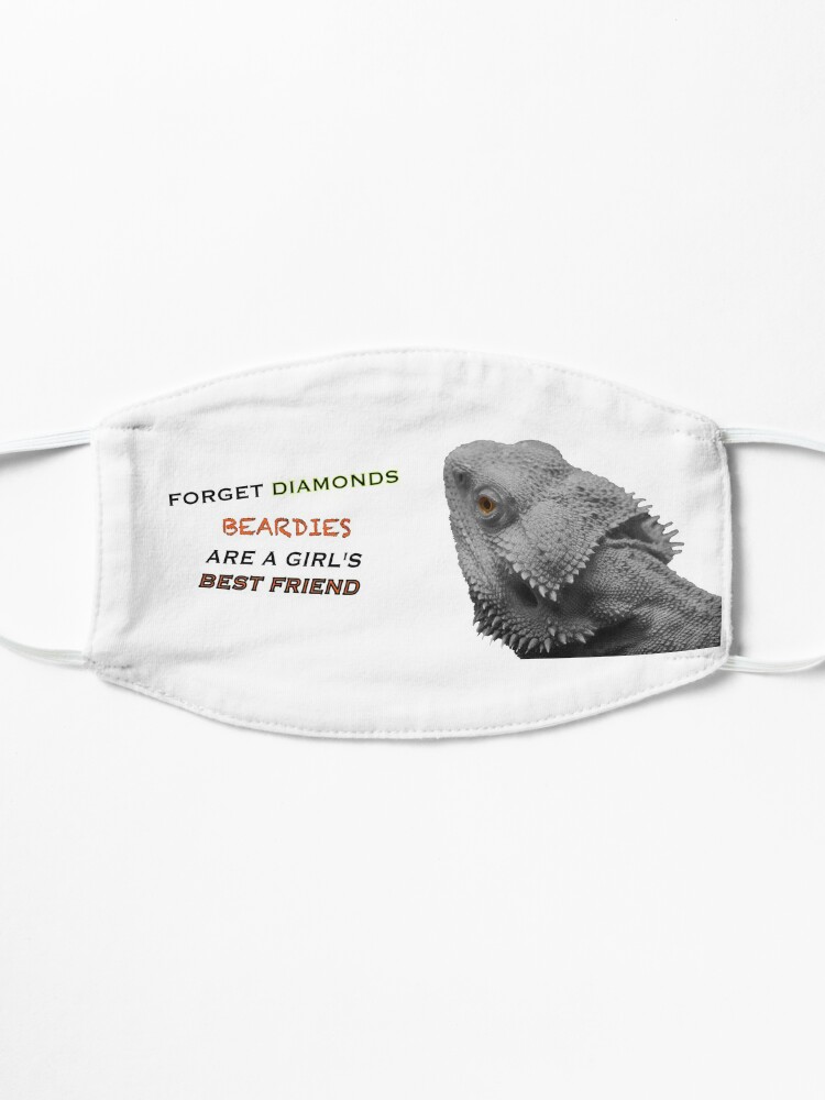 Alternate view of Forget Diamonds - Beardies Are A Girls Best Friend Mask