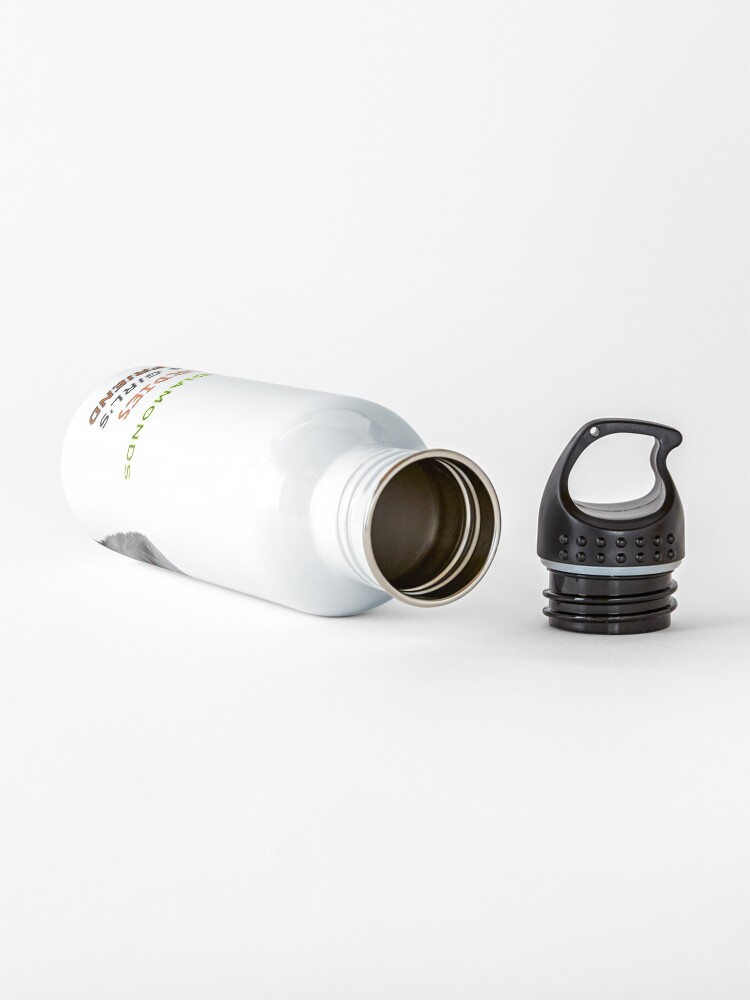 Alternate view of Forget Diamonds - Beardies Are A Girls Best Friend Water Bottle
