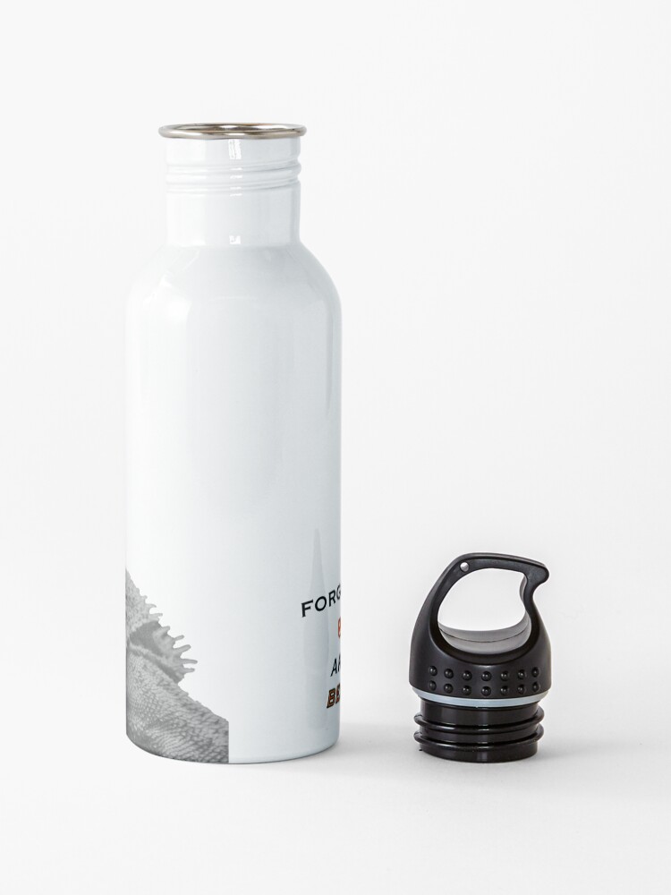 Alternate view of Forget Diamonds - Beardies Are A Girls Best Friend Water Bottle
