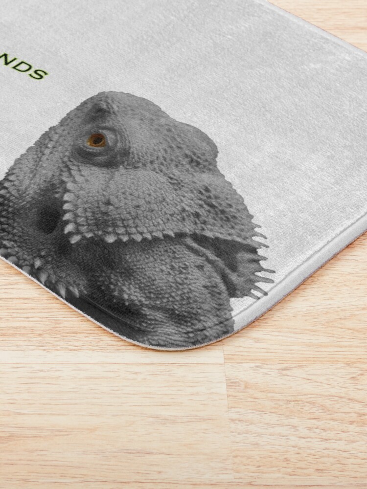 Alternate view of Forget Diamonds - Beardies Are A Girls Best Friend Bath Mat