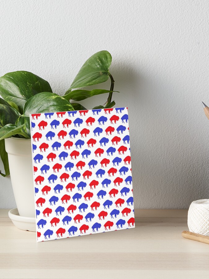 Zubaz Buffalo Football Pattern #66 Art Board Print for Sale by