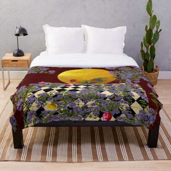 Medieval Hanging Gardens 01 Throw Blanket