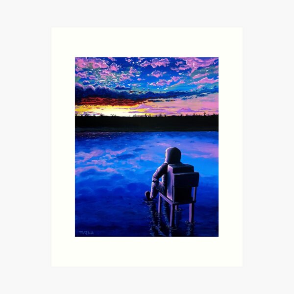Aperçu de l'œuvre Lever de soleil sans sommeil créée et vendue par flooko.