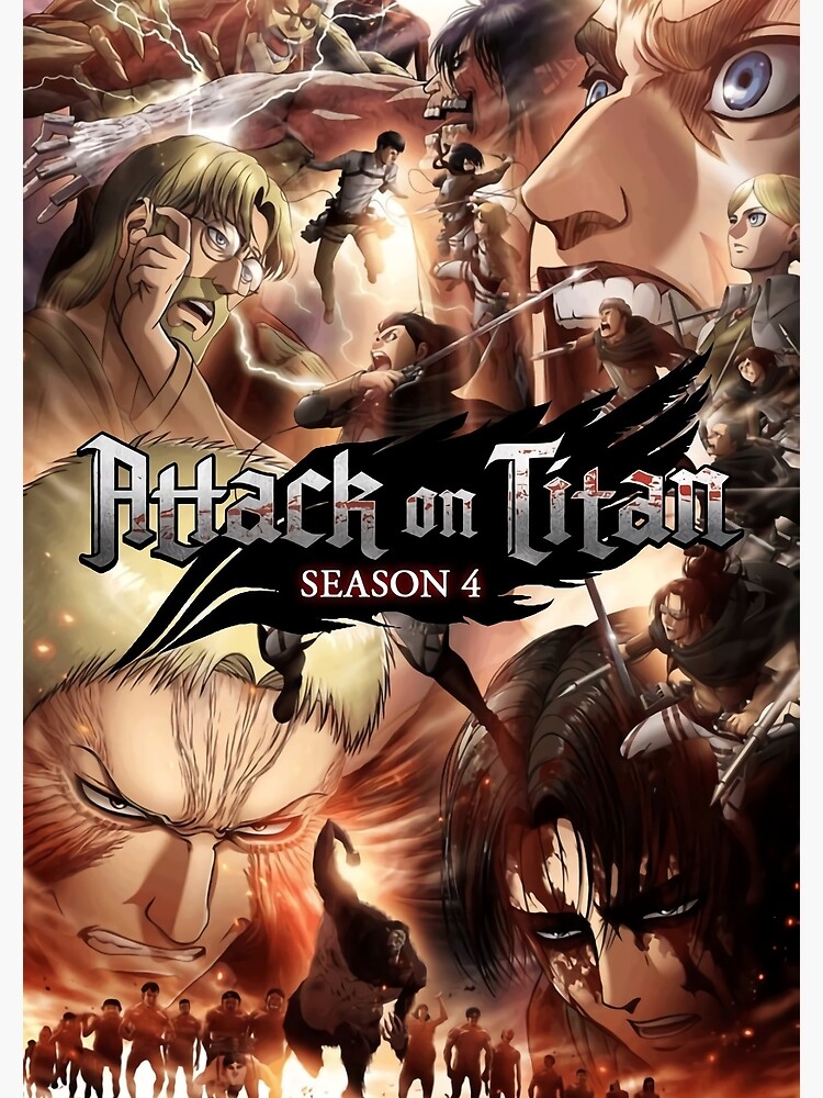 Attack On Titan Season 4 Postcard By Fkluge07 Redbubble
