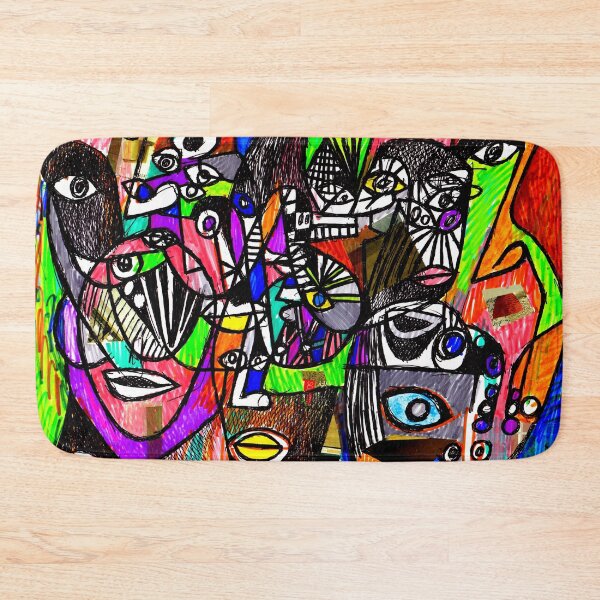Item preview, the thousand faces of Juliette Binoche (outsider art) designed and sold by (b)ananartista SBUFF.