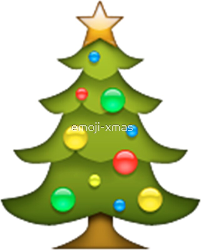 "Emoji Weihnachtsbaum" Sticker von emoji-xmas  Redbubble