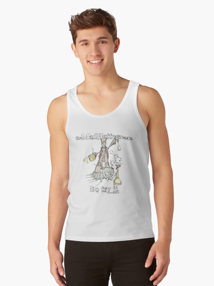 Thumbnail 1 of 3, Tank Top, Mad Hatter Tea Co. designed and sold by scribblegraph.