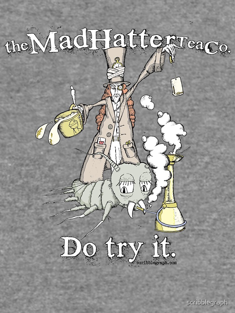 Thumbnail 5 of 5, Lightweight Sweatshirt, Mad Hatter Tea Co. designed and sold by scribblegraph.