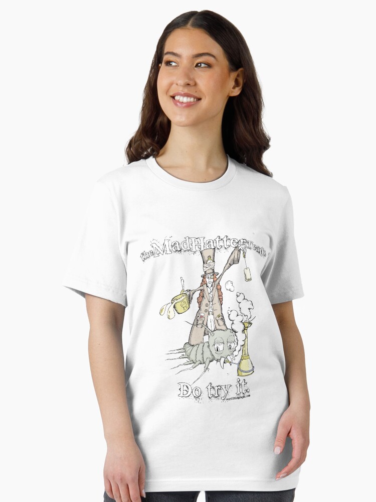 Thumbnail 2 of 7, Essential T-Shirt, Mad Hatter Tea Co. designed and sold by scribblegraph.