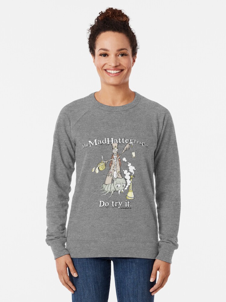 Thumbnail 2 of 5, Lightweight Sweatshirt, Mad Hatter Tea Co. designed and sold by scribblegraph.