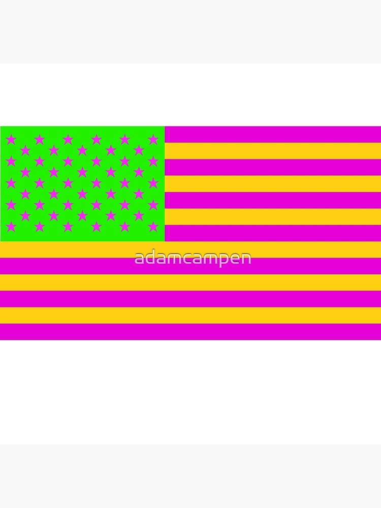 "American Flag Alternate Colors #2" Canvas Print for Sale by adamcampen ...