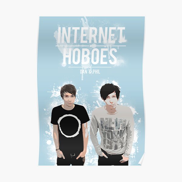 Dan & Phil - Blue Poster