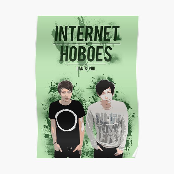 Dan & Phil - Green Poster