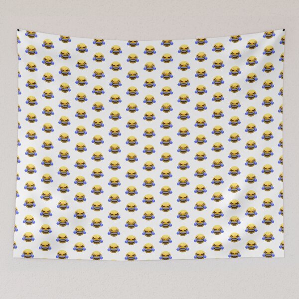 Item preview, Laughing Emoji with Tears - Low Poly Geometric Design designed and sold by OrangePoly.