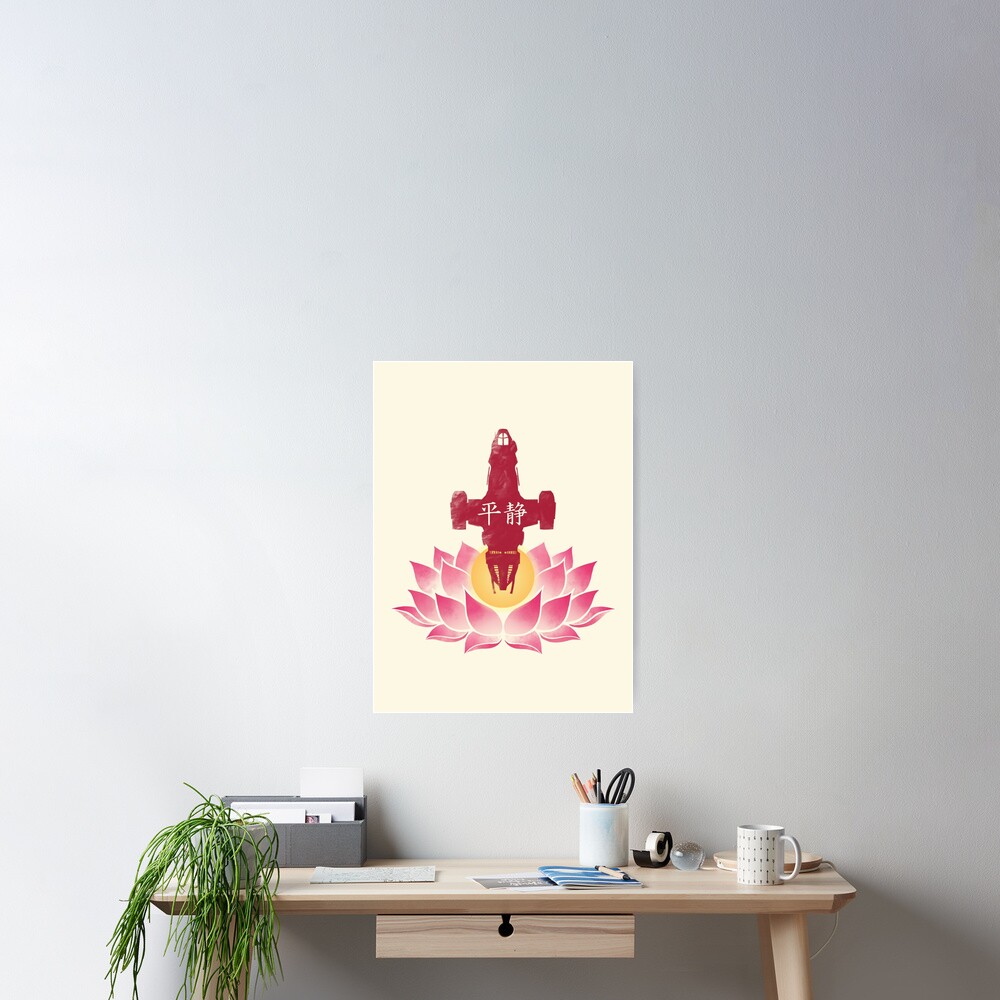 Serenity in Bloom Poster