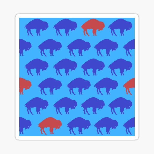 Buffalo NY 716 Zipcode  Sticker for Sale by habraszek