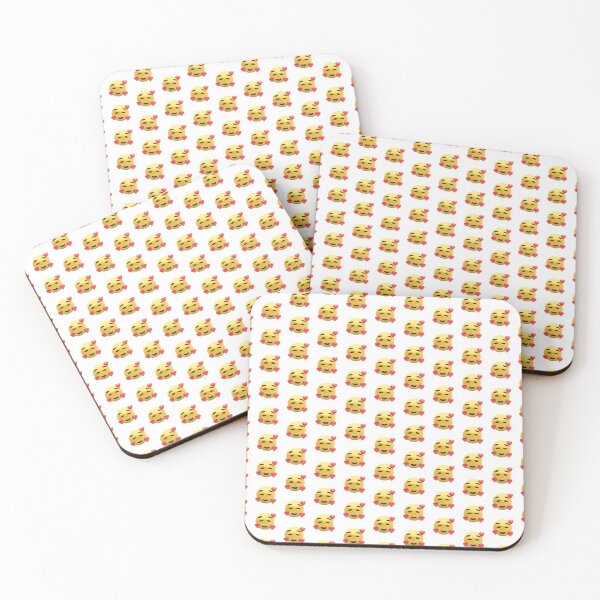 Item preview, Love Heart Emoji in Low Poly Style - Geometric Romance Design designed and sold by OrangePoly.