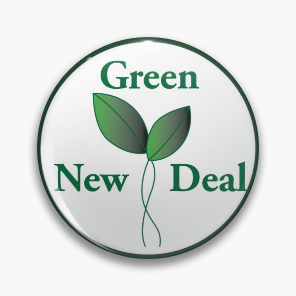 Green New Deal Pin