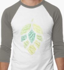 Hop Varietals Men's Baseball ¾ T-Shirt