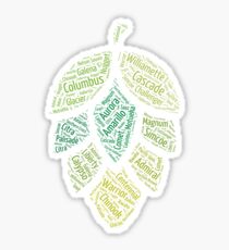 Hop Varietals Sticker