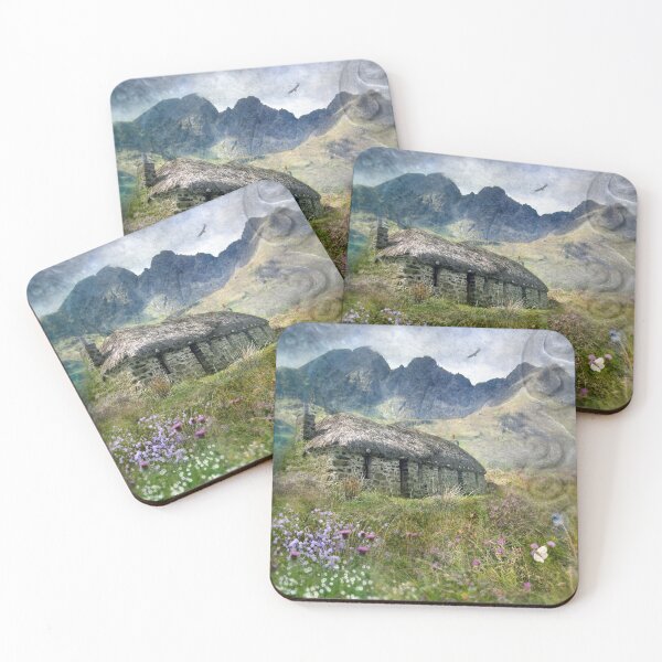Item preview, Traditional Scottish Croft House - Spirit of the Highlands designed and sold by Angie Latham.
