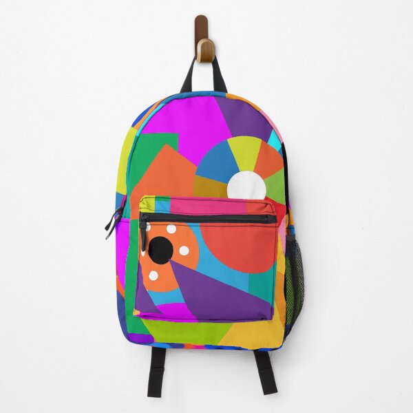 Item preview, multicolor 80s psychedelic art abstract pattern designed and sold by Dora Scotto Lavina.