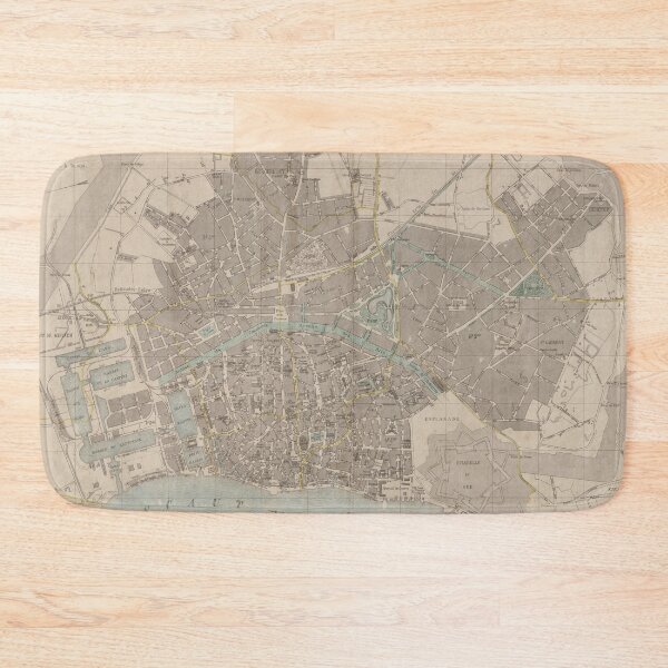 Item preview, Vintage Map of Antwerp Belgium (1869) designed and sold by BravuraMedia.