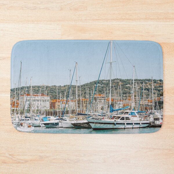 Item preview, Luxurious Yachts And Boats In Cannes Harbor Port, Marina Bay, Rich Lifestyle, Mediterranean Sea, Cannes City French Riviera designed and sold by radub85.