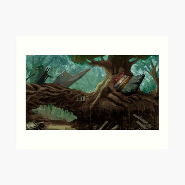 Mud City Outskirts Art Print