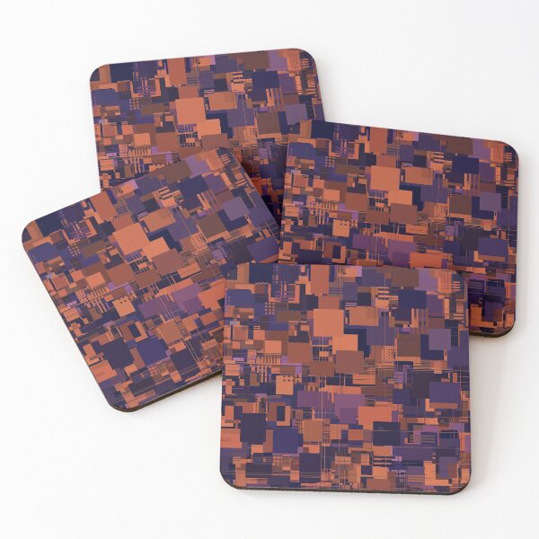 Item preview, Random Shapes, Irregular Pattern, Orange/Purple designed and sold by Lyle Hatch.