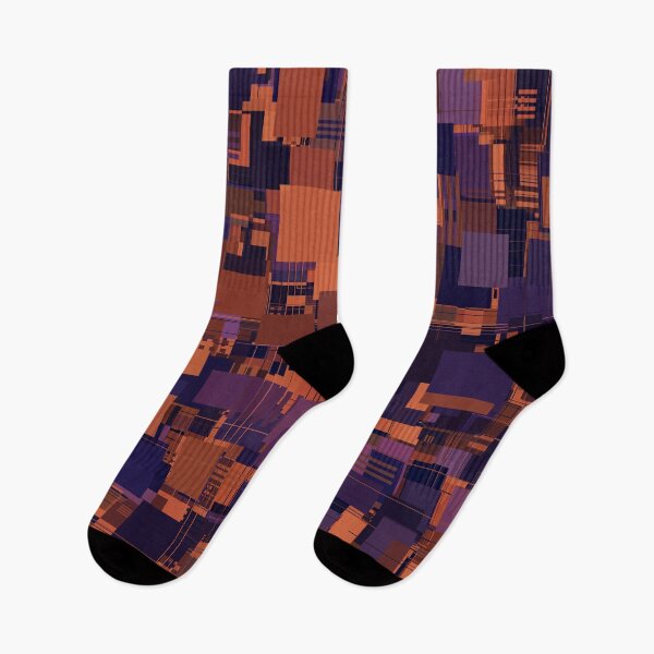 Item preview, Random Shapes, Irregular Pattern, Orange/Purple designed and sold by Lyle Hatch.