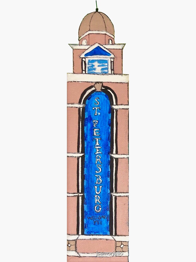 Thumbnail 3 of 3, Sticker, St. Pete Sign designed and sold by jsamoriello.