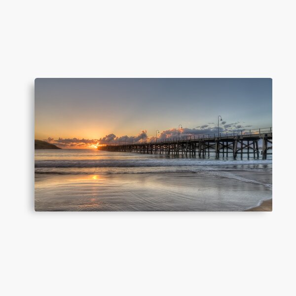 Jetty Sunrise Canvas Print