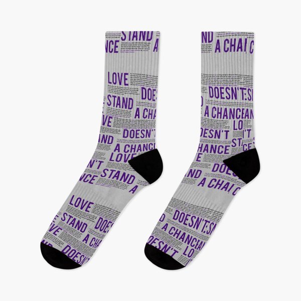 Item preview, Love Doesn't Stand A Chance Lyrics designed and sold by kacper0623.