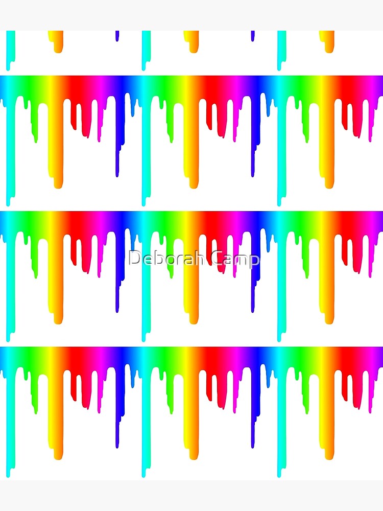 Rainbow Paint Drip by DeborahCamp