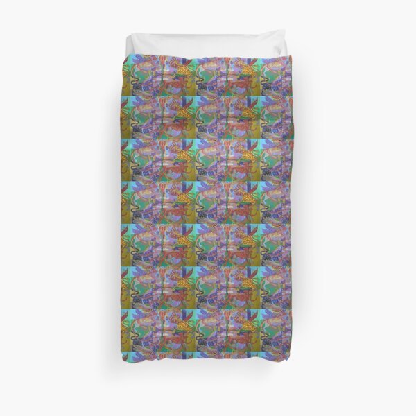 Four Corners of the Mind Duvet Cover