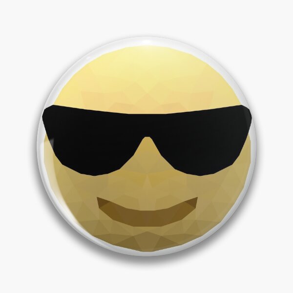 Item preview, Geometric Cool Sunglasses Emoji – Stylish Low-Poly Design designed and sold by OrangePoly.