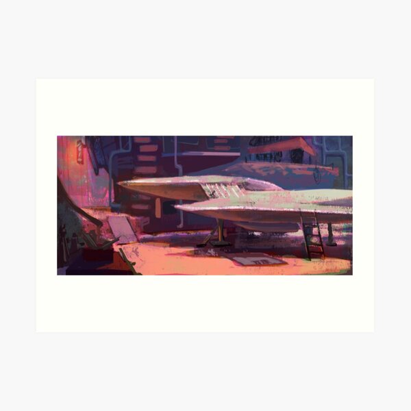 Quanta Script Future City Art Print
