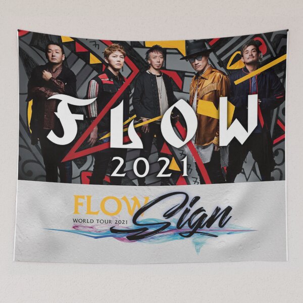 Item preview, FLOW WORLD TOUR SIGN  2020 2021 designed and sold by Colin-Riv.