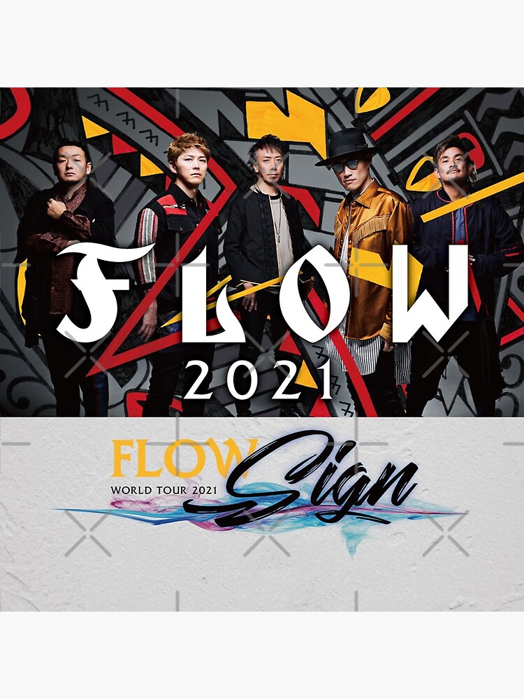 "FLOW WORLD TOUR SIGN 2020 2021" Poster by ColinRiv Redbubble
