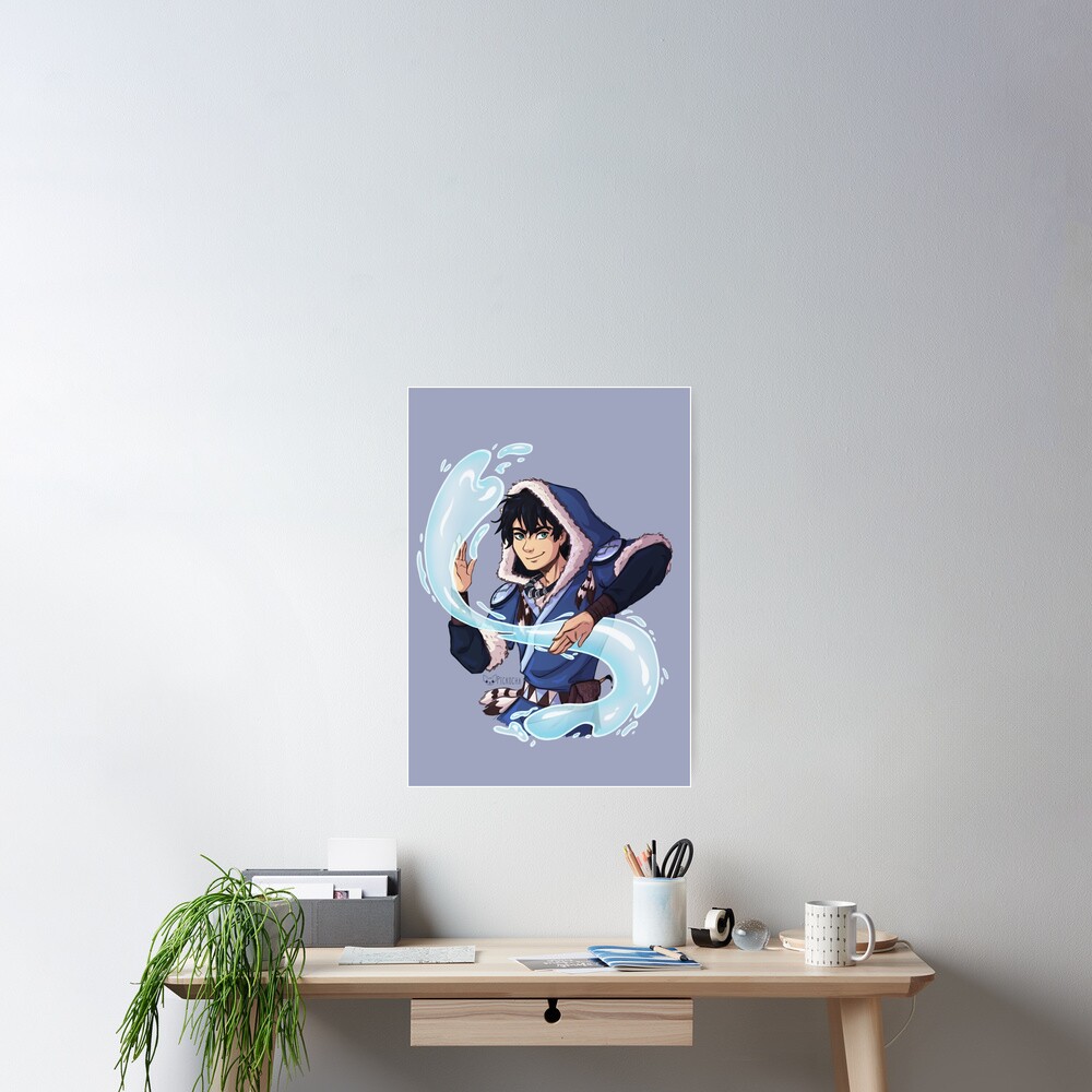 "Percy Jackson Waterbender ATLAB" Poster by SabrinaMarcos Redbubble