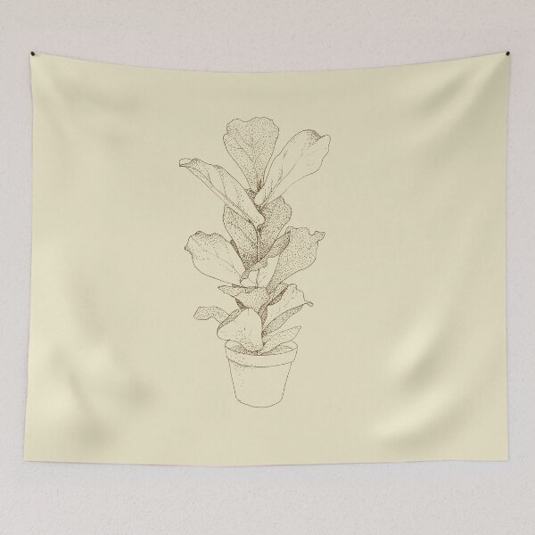 Item preview,  Baby lyrata. Brown ink drawing. designed and sold by Antonina Sotnikova.