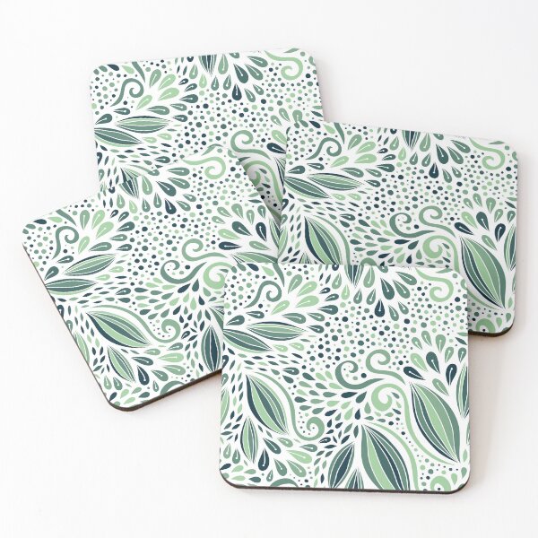 Item preview, Greeny leaves pattern designed and sold by worldion.