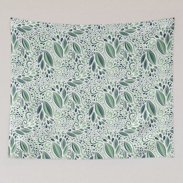 Item preview, Greeny leaves pattern designed and sold by worldion.
