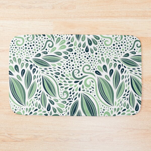 Item preview, Greeny leaves pattern designed and sold by worldion.