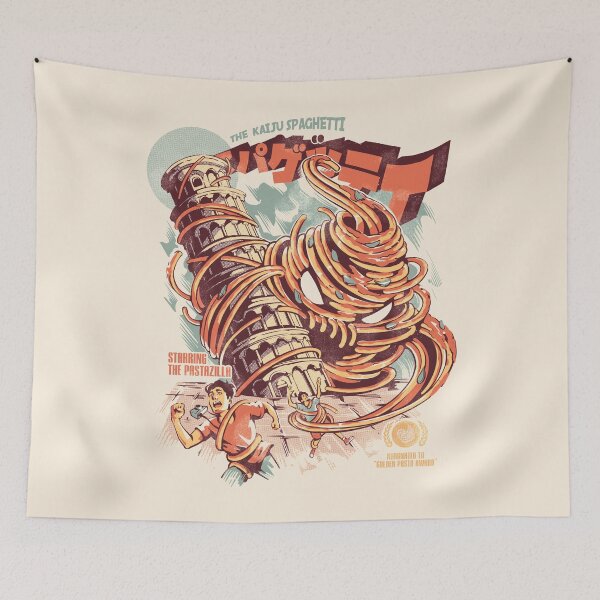 Item preview, The Kaiju Spaghetti designed and sold by Ilustrata®.