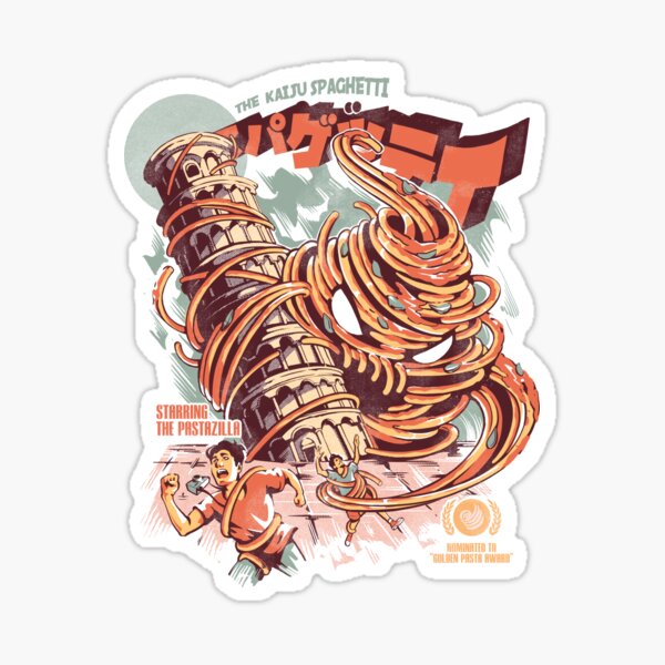 Item preview, The Kaiju Spaghetti designed and sold by Ilustrata®.