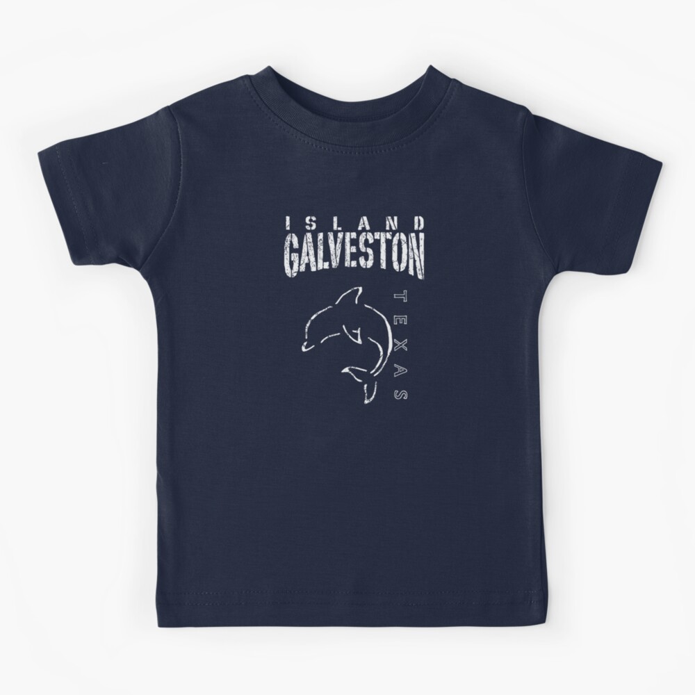 : Galveston Texas Souvenir Beach T-Shirt with Dolphins : Clothing,  Shoes & Jewelry